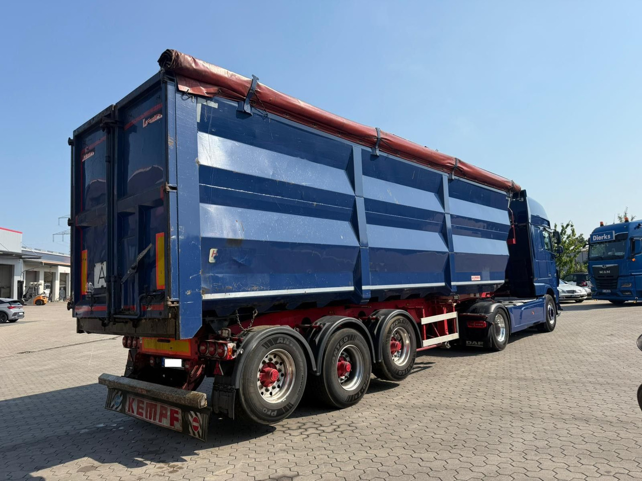 Kempf SKM35/3 SHL-Light Stahl Kipper 50m³ 2 Liftachsen - Tipper semi-trailer: picture 3 Kempf SKM35/3 SHL-Light Stahl Kipper 50m³ 2 Liftachsen - Tipper semi-trailer: picture 3