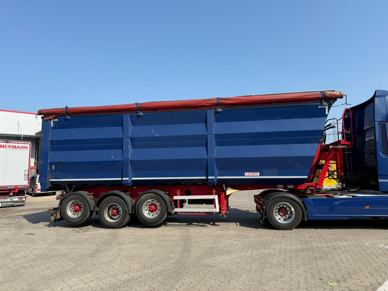 Kempf SKM35/3 SHL-Light Stahl Kipper 50m³ 2 Liftachsen - Tipper semi-trailer: picture 5 Kempf SKM35/3 SHL-Light Stahl Kipper 50m³ 2 Liftachsen - Tipper semi-trailer: picture 5