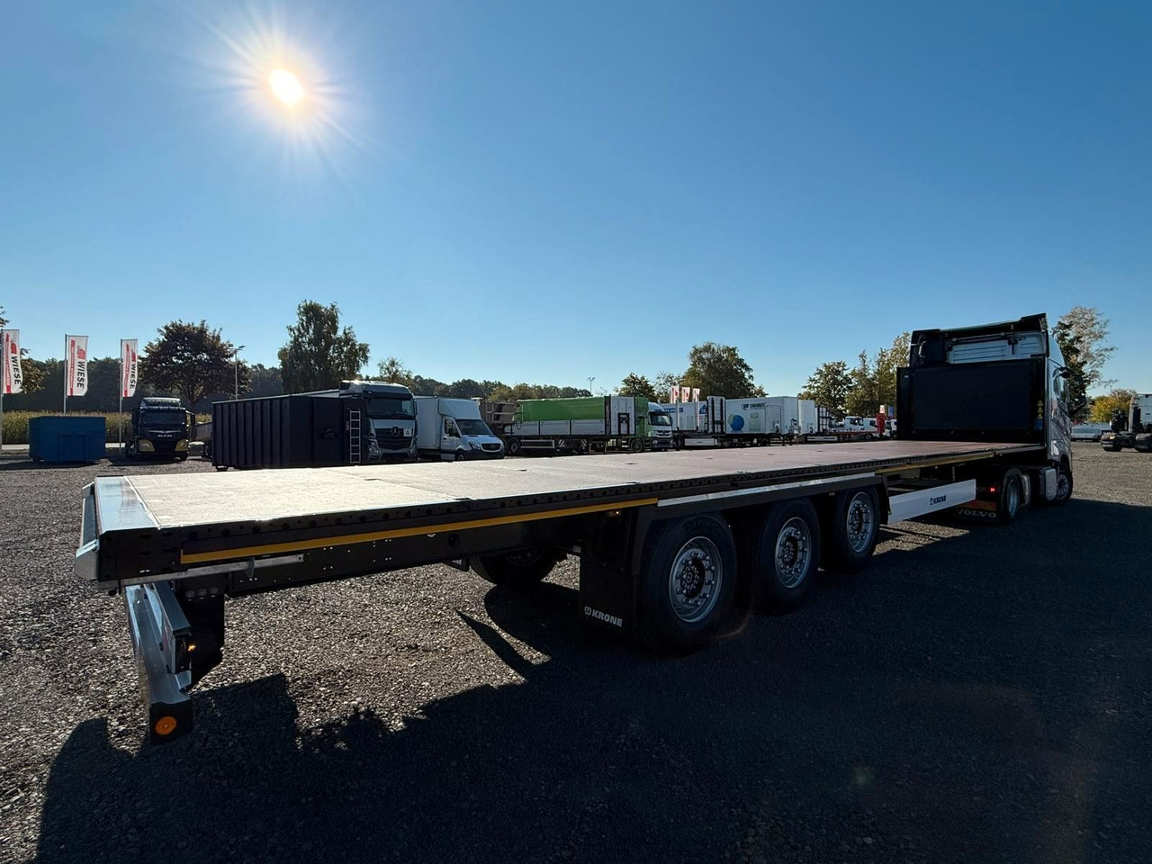 Krone SDP 27 Plattform-Auflieger  - Sofort Verfügbar! - Dropside/ Flatbed semi-trailer: picture 4 Krone SDP 27 Plattform-Auflieger  - Sofort Verfügbar! - Dropside/ Flatbed semi-trailer: picture 4
