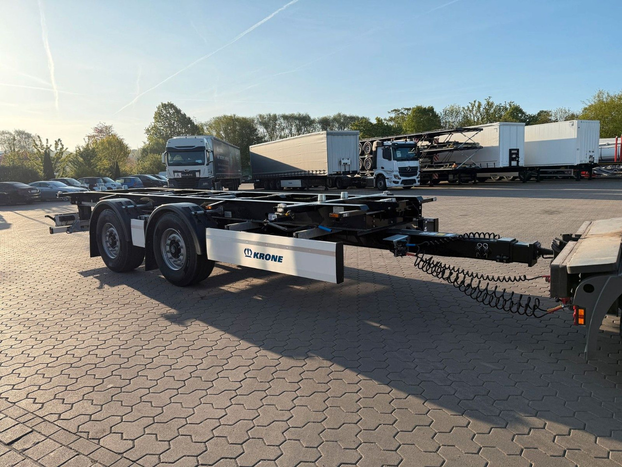 Krone Wechselanhänger - Fahrschulanhänger - Container transporter/ Swap body trailer: picture 1 Krone Wechselanhänger - Fahrschulanhänger - Container transporter/ Swap body trailer: picture 1