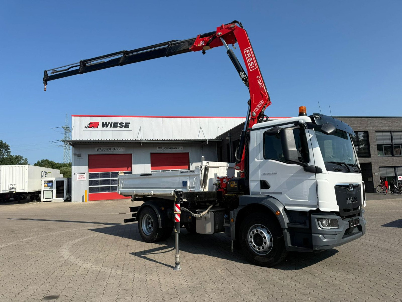 MAN TGM 18.320 4x2 BB mit Fassi F135 Kipper Kran - Tipper, Crane truck: picture 1 MAN TGM 18.320 4x2 BB mit Fassi F135 Kipper Kran - Tipper, Crane truck: picture 1