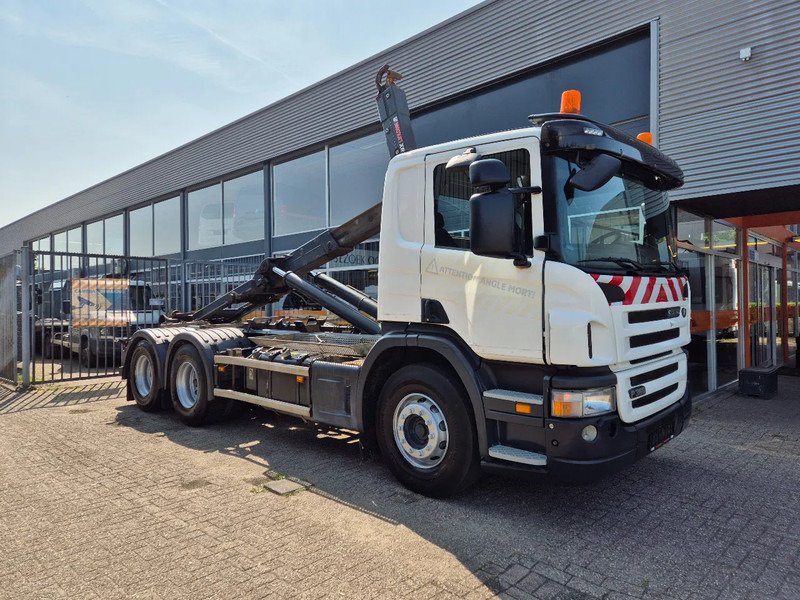 Scania P360 6X4 Containersysteem/ 21T Multilift/ Adjustable Hook - Cable system truck: picture 1 Scania P360 6X4 Containersysteem/ 21T Multilift/ Adjustable Hook - Cable system truck: picture 1