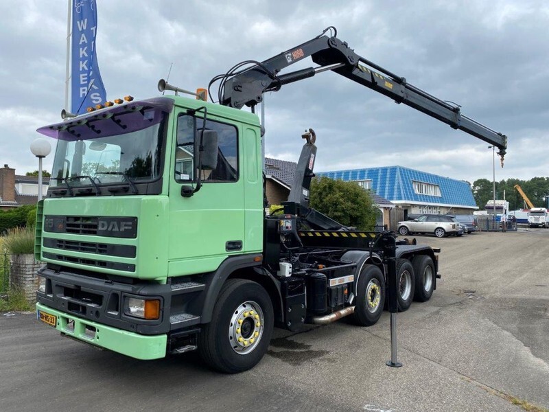 DAF 95 ATi 360 8X2 STEEL SPRING HIAB 166B-2 Duo - Crane truck: picture 1 DAF 95 ATi 360 8X2 STEEL SPRING HIAB 166B-2 Duo - Crane truck: picture 1