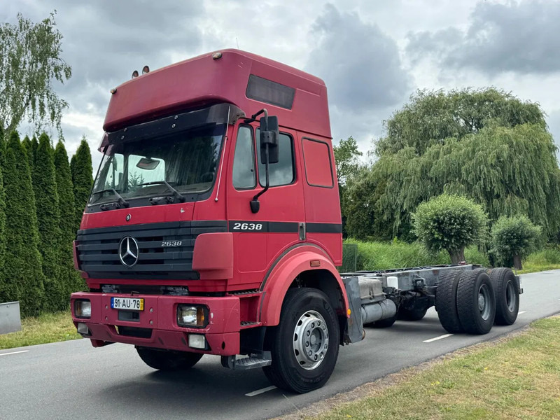 Cab chassis truck Mercedes-Benz SK 2638 V8 6X2 STEEL SPRING BIG AXLE HIGH CABINE PERFECT CONDITIONS: picture 1