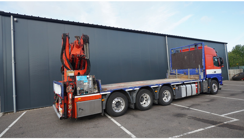 Crane truck Volvo FM 450 8X4 FLATBED WITH GORMACH 3400E6 CRANE: picture 10