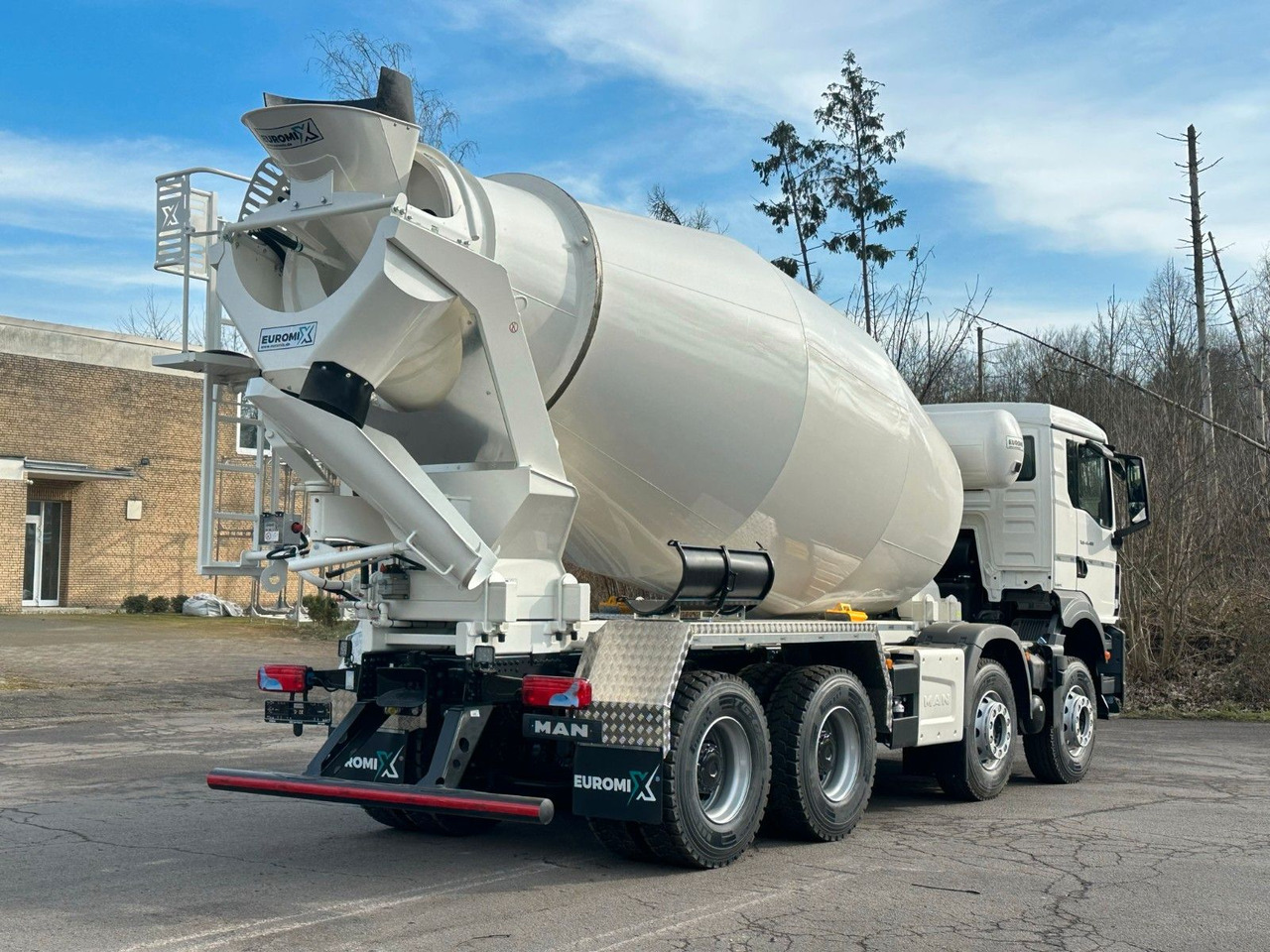 Concrete mixer truck MAN TGS 41.480 8x4 /Euro6e  Euromix EM 12 R: picture 7