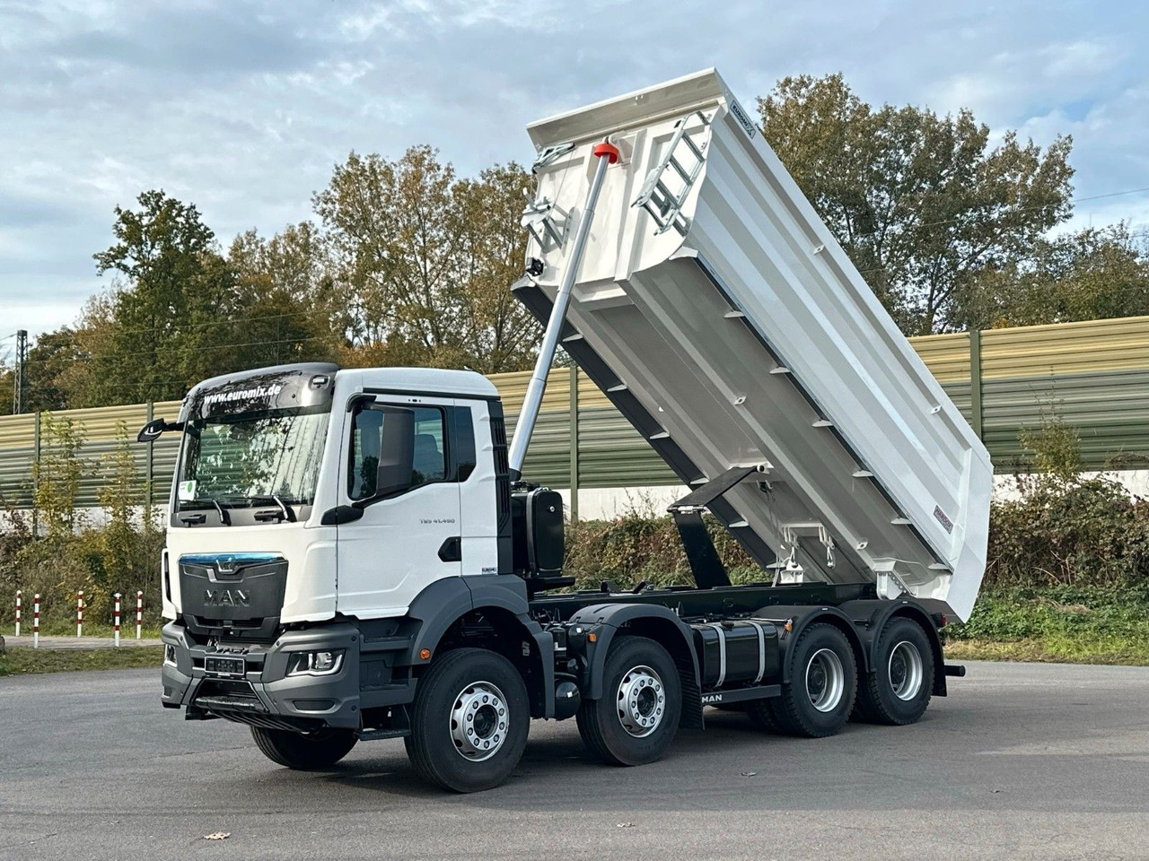 Tipper MAN TGS 41.480 BB 8X4 Euromix Mulden Kipper HARDOX: picture 12