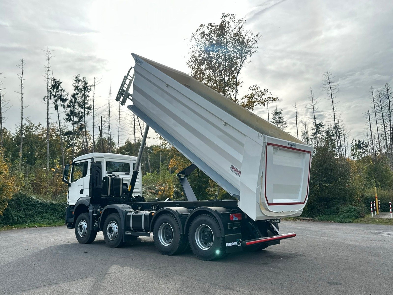 Tipper MAN TGS 41.480 BB 8X4 Euromix Mulden Kipper HARDOX: picture 15