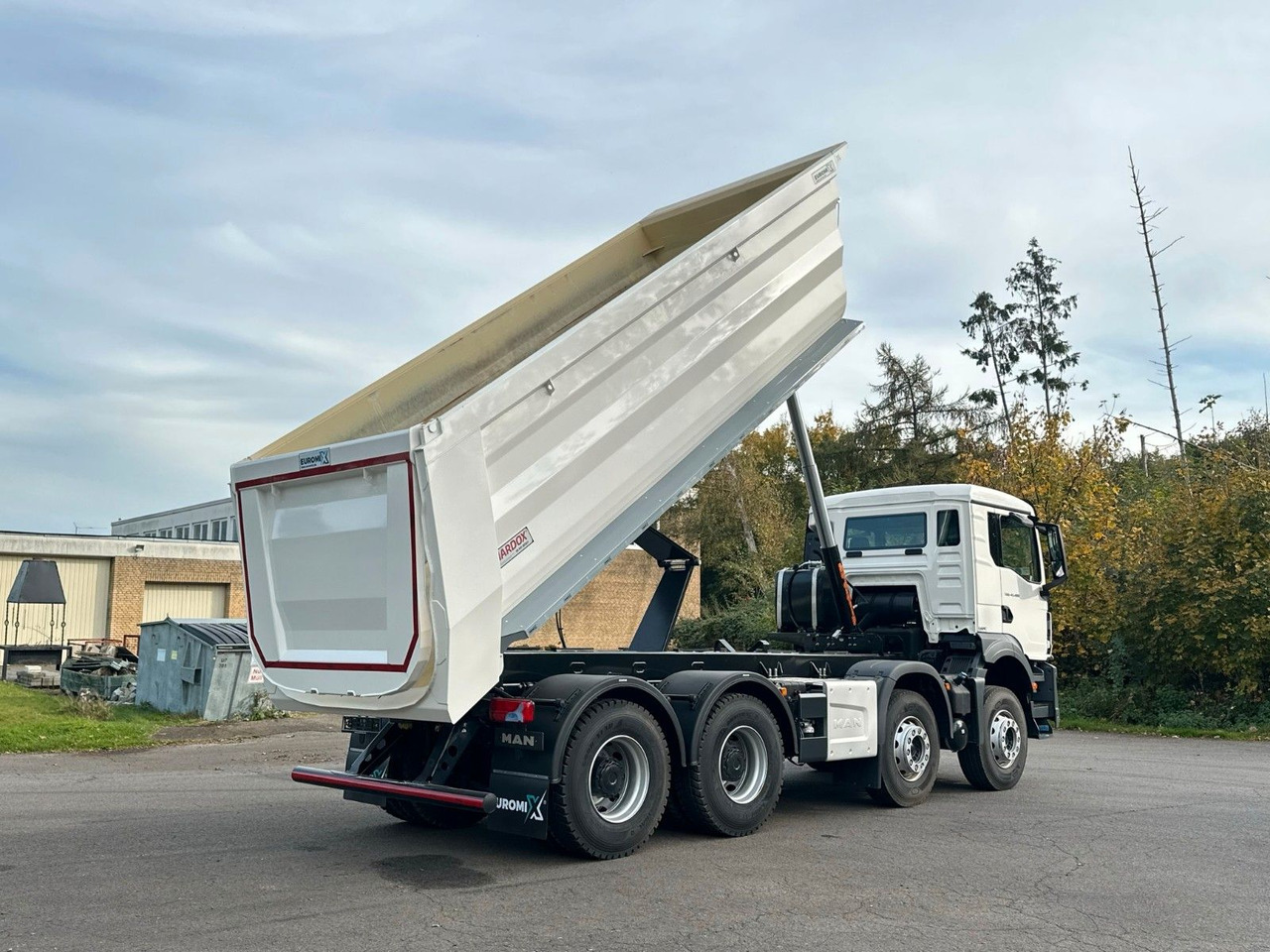 Tipper MAN TGS 41.480 BB 8X4 Euromix Mulden Kipper HARDOX: picture 16