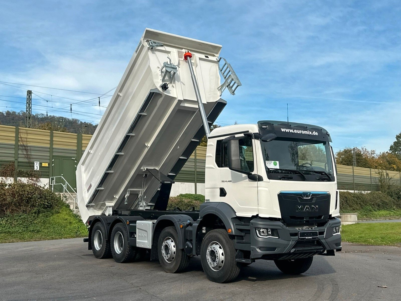 Tipper MAN TGS 41.480 BB 8X4 Euromix Mulden Kipper HARDOX: picture 18