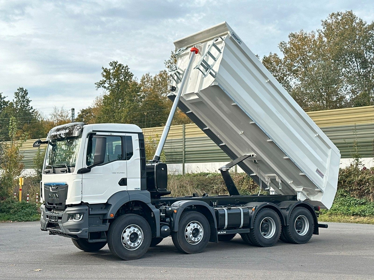 Tipper MAN TGS 41.480 BB 8X4 Euromix Mulden Kipper HARDOX: picture 13