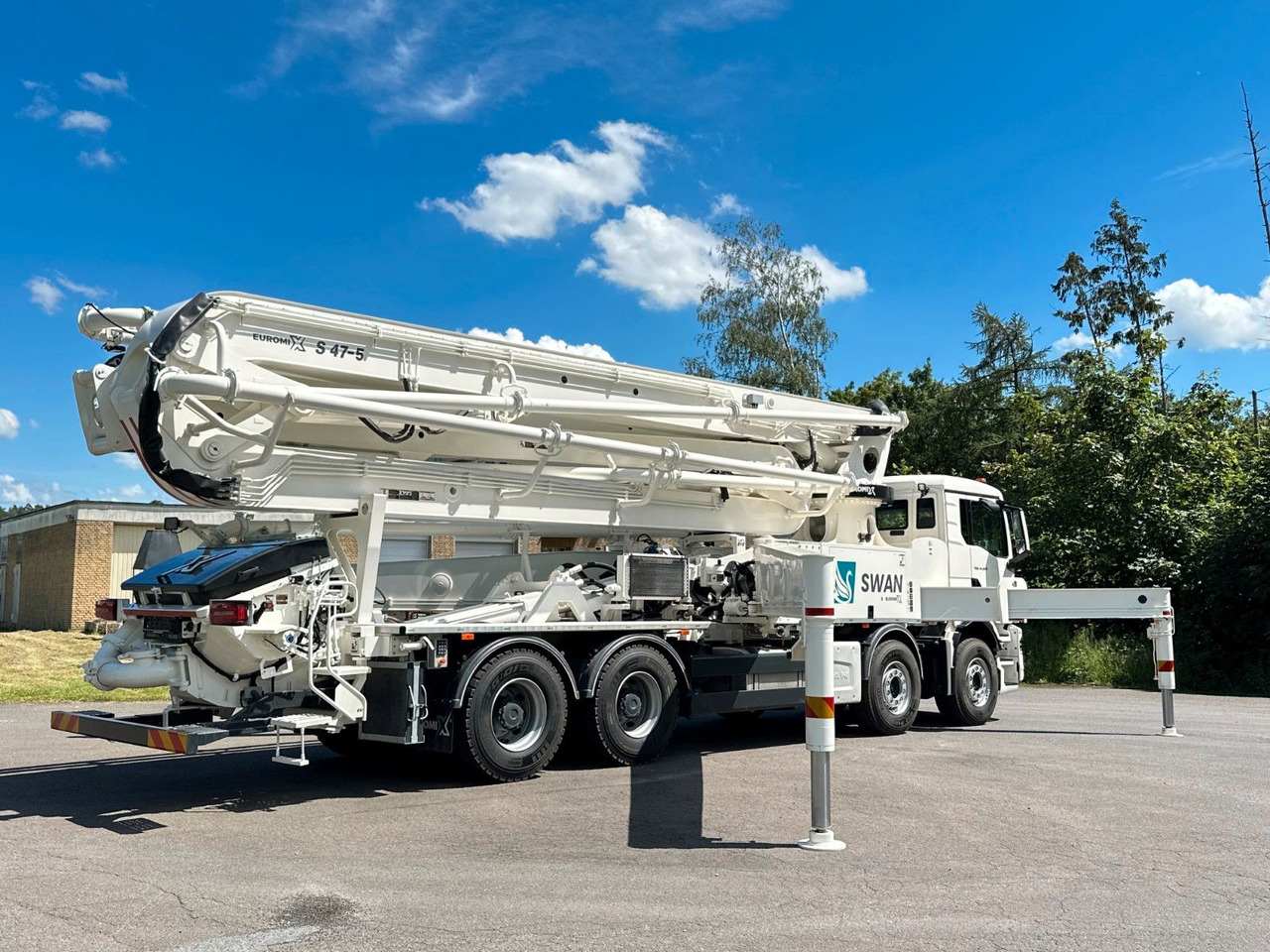 Concrete mixer truck MAN TGS 41.520 8x4 SWAN TSP 47-5 160RZ    ( 47m ): picture 14