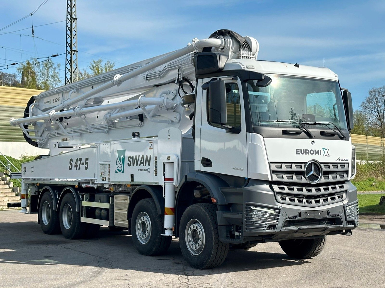 Concrete pump truck Mercedes-Benz Arocs 5 4542 8x4 SWAN TSP 47-5 160RZ ( 47m ): picture 22