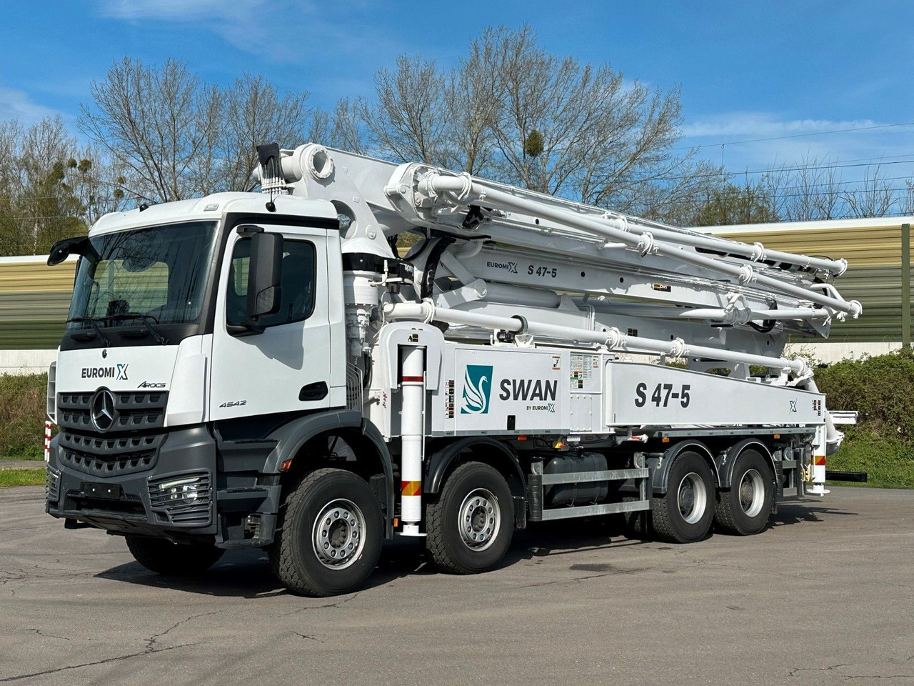 Concrete pump truck Mercedes-Benz Arocs 5 4542 8x4 SWAN TSP 47-5 160RZ ( 47m ): picture 17