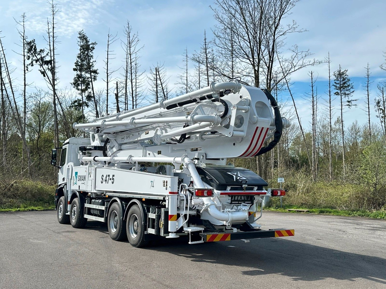 Concrete pump truck Mercedes-Benz Arocs 5 4542 8x4 SWAN TSP 47-5 160RZ ( 47m ): picture 19