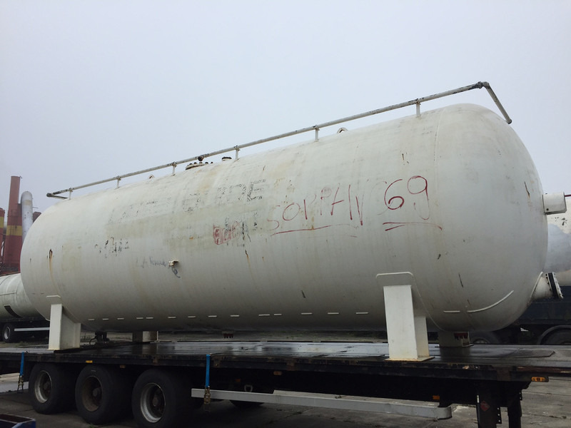 Fuel tank Visser 50m3 (25ton) gastank stationary gastank On flatbed trailer - Gas, Gaz, LPG, GPL, Propane, Butane ID 1.018: picture 7 Fuel tank Visser 50m3 (25ton) gastank stationary gastank On flatbed trailer - Gas, Gaz, LPG, GPL, Propane, Butane ID 1.018: picture 7