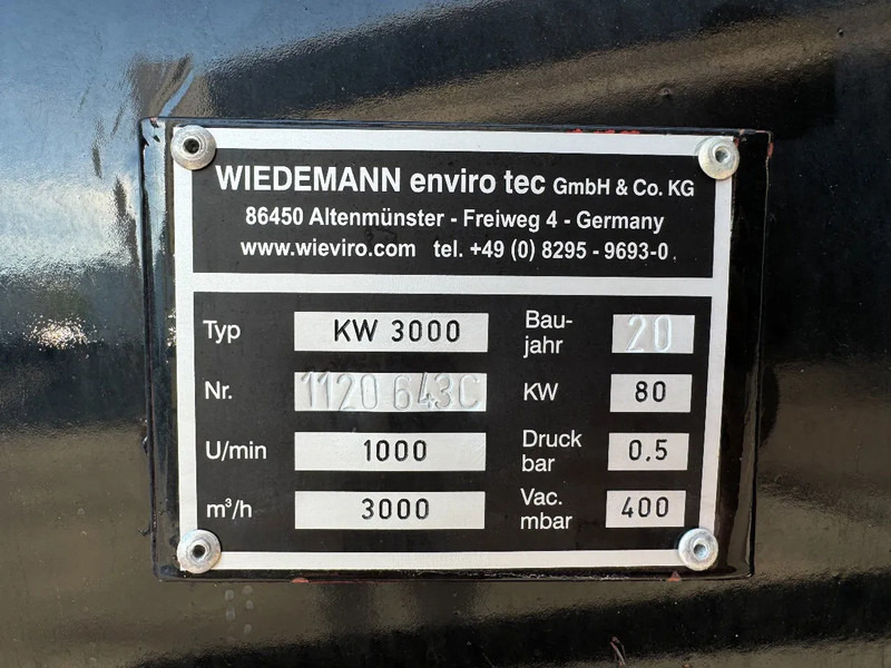 Vacuum truck Scania R480 Combi Wiedemann Super 2000 (10+6m3) + Recycler, Euro 6, 2013: picture 19