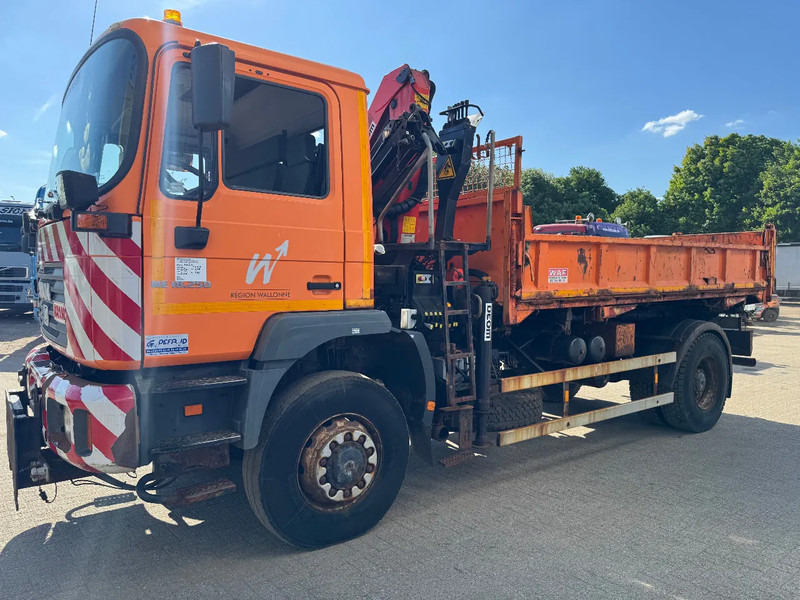 MAN ME18.250 **4x4-TIPPER+PALFINGER PK8500-BELGIAN TRUCK** - Tipper, Crane truck: picture 3 MAN ME18.250 **4x4-TIPPER+PALFINGER PK8500-BELGIAN TRUCK** - Tipper, Crane truck: picture 3
