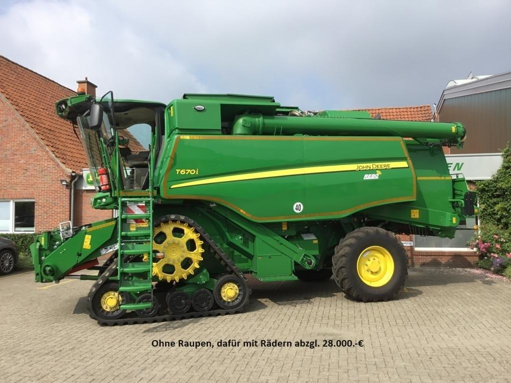 John Deere MÄHDRESCHER T670 LL - Combine harvester: picture 1 John Deere MÄHDRESCHER T670 LL - Combine harvester: picture 1