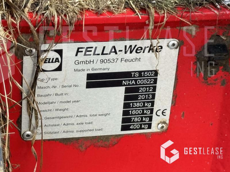 FELLA TS1502 - Tedder/ Rake: picture 5 FELLA TS1502 - Tedder/ Rake: picture 5