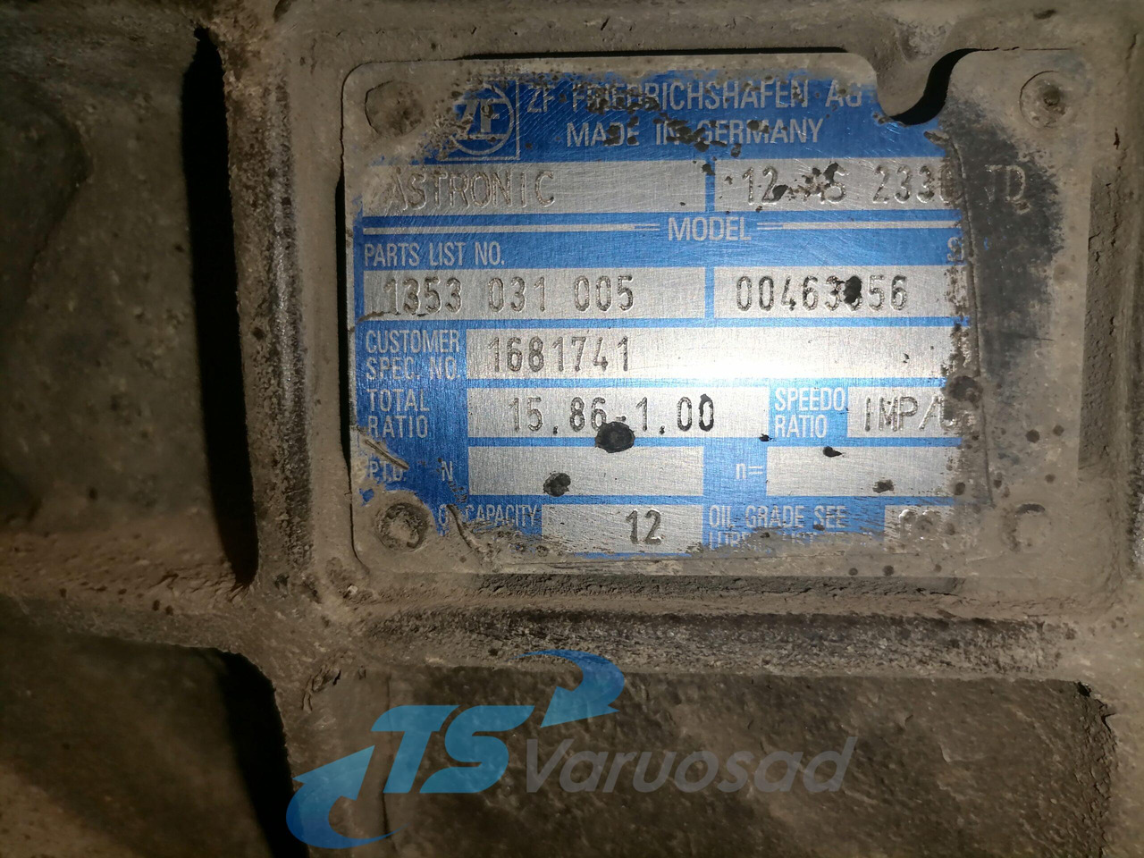 DAF Gearbox 1681741 - Gearbox and parts for Truck: picture 4 DAF Gearbox 1681741 - Gearbox and parts for Truck: picture 4