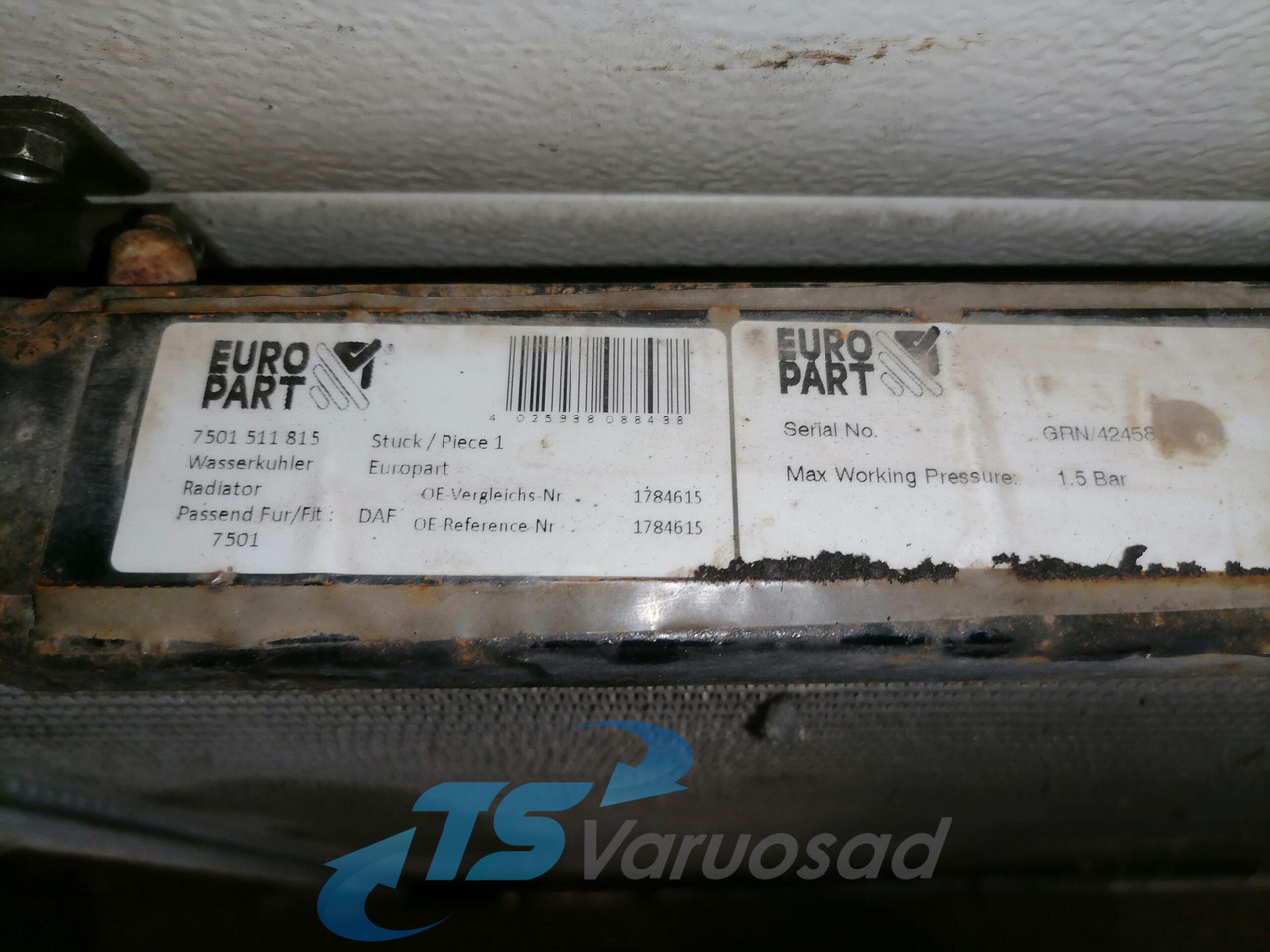 Scania Cooling radiator 1769999 - Radiator for Truck: picture 5 Scania Cooling radiator 1769999 - Radiator for Truck: picture 5