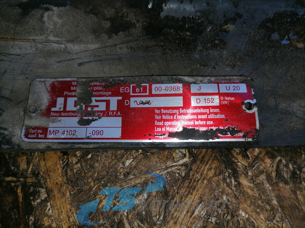 Scania Saddle plate 2061804 - Fifth wheel coupling for Truck: picture 3 Scania Saddle plate 2061804 - Fifth wheel coupling for Truck: picture 3