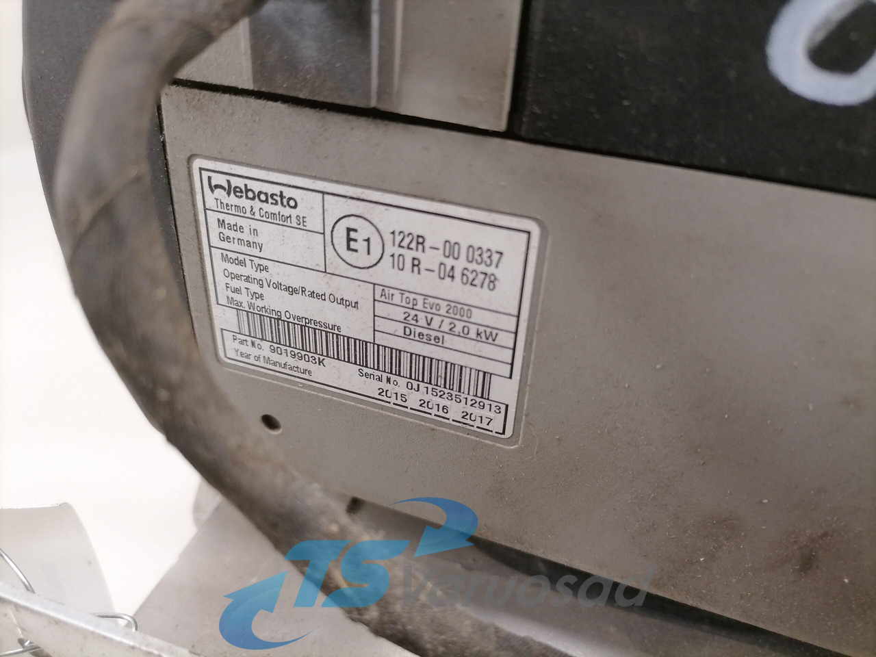 Volvo Auxiliary heater 84178403 - Heating/ Ventilation for Truck: picture 3 Volvo Auxiliary heater 84178403 - Heating/ Ventilation for Truck: picture 3