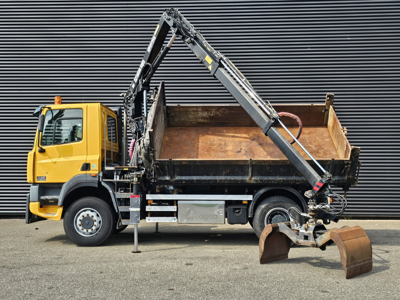 DAF CF 75.250 4X4 / HIAB CRANE + TIPPER / MANUAL / SPRING - Tipper, Crane truck: picture 3 DAF CF 75.250 4X4 / HIAB CRANE + TIPPER / MANUAL / SPRING - Tipper, Crane truck: picture 3