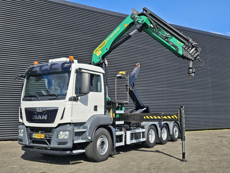 MAN TGS 35.400 8x4-4 / PALFINGER 26 t/m CRANE + HOOKLIFT - Hook lift truck, Crane truck: picture 5 MAN TGS 35.400 8x4-4 / PALFINGER 26 t/m CRANE + HOOKLIFT - Hook lift truck, Crane truck: picture 5