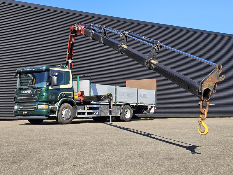 Scania P320 4x2 / PALFINGER 14TM / CRANE/KRAN/GRUE - Dropside/ Flatbed truck, Crane truck: picture 2 Scania P320 4x2 / PALFINGER 14TM / CRANE/KRAN/GRUE - Dropside/ Flatbed truck, Crane truck: picture 2