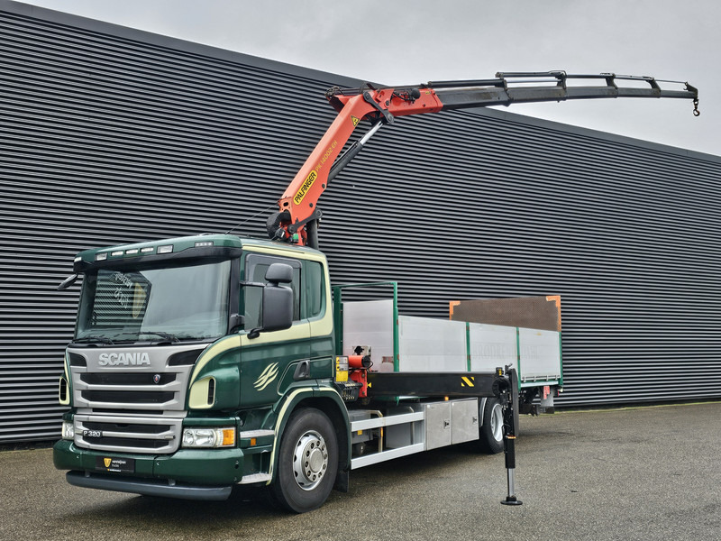 Scania P320 4x2 / PALFINGER 14TM / CRANE/KRAN/GRUE - Dropside/ Flatbed truck, Crane truck: picture 1 Scania P320 4x2 / PALFINGER 14TM / CRANE/KRAN/GRUE - Dropside/ Flatbed truck, Crane truck: picture 1