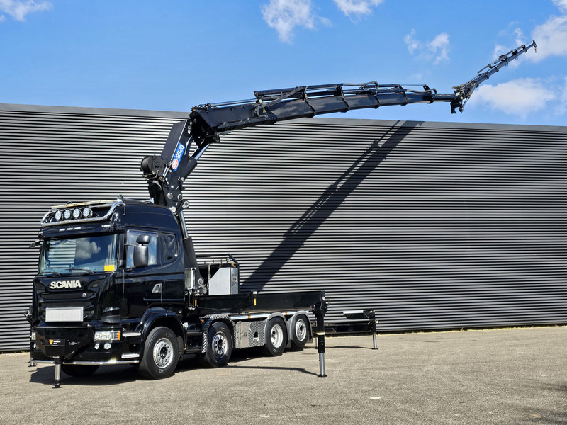 Scania R490 / 8x2 / HMF 85 TM CRANE / WINCH / JIB - Tractor unit: picture 1 Scania R490 / 8x2 / HMF 85 TM CRANE / WINCH / JIB - Tractor unit: picture 1