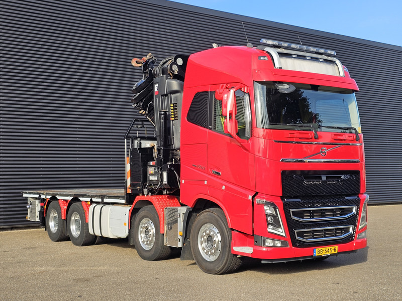 Dropside/ Flatbed truck, Crane truck Volvo FH 16.650 8x4 / HIAB 105 t/m CRANE / KRAN: picture 9 Dropside/ Flatbed truck, Crane truck Volvo FH 16.650 8x4 / HIAB 105 t/m CRANE / KRAN: picture 9