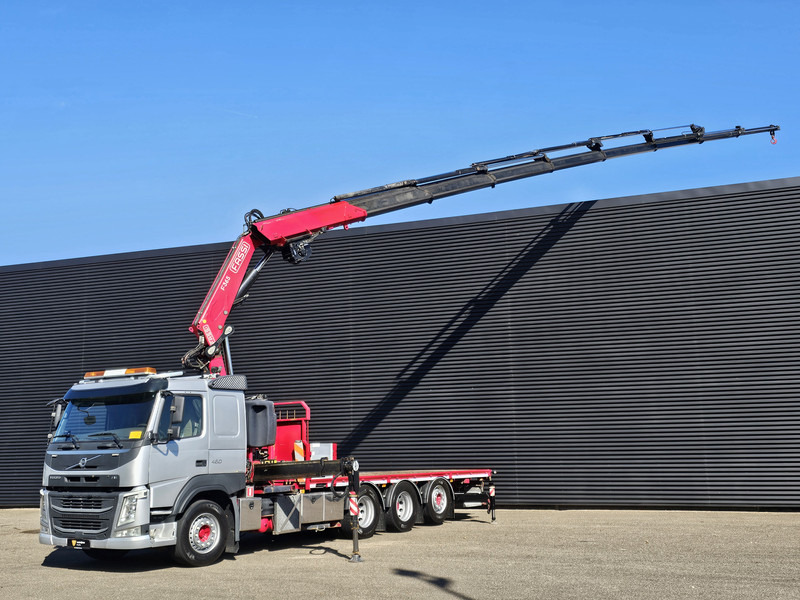 Volvo FM 460 8x4-4 / FASSI 36.5 t/m -8 x EXTENSION + WINCH - Dropside/ Flatbed truck, Crane truck: picture 1 Volvo FM 460 8x4-4 / FASSI 36.5 t/m -8 x EXTENSION + WINCH - Dropside/ Flatbed truck, Crane truck: picture 1