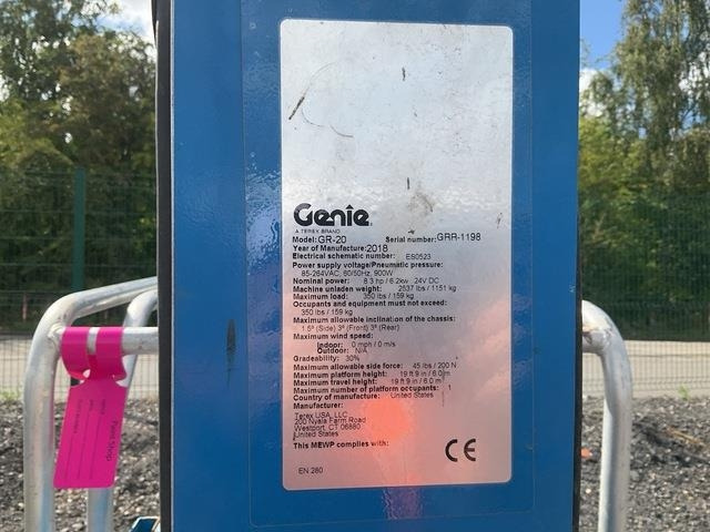 Genie GR20 - Articulated boom: picture 5 Genie GR20 - Articulated boom: picture 5
