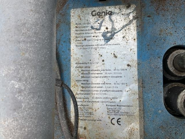 Genie GS1932 - Scissor lift: picture 5 Genie GS1932 - Scissor lift: picture 5