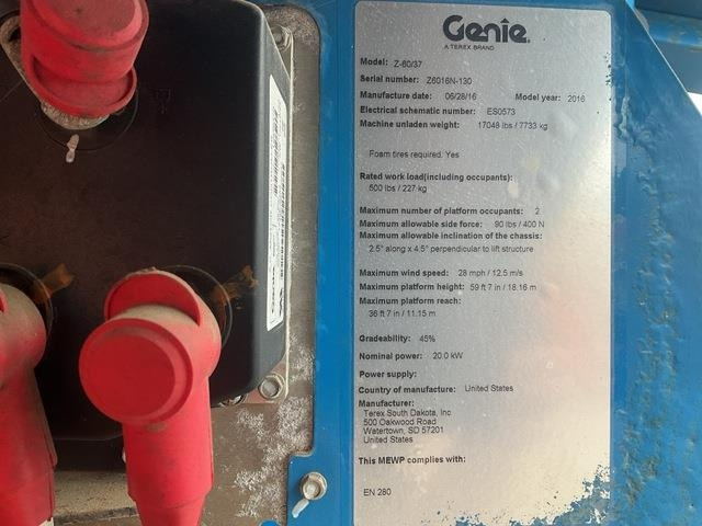 Genie Z60/37 - Articulated boom: picture 5 Genie Z60/37 - Articulated boom: picture 5