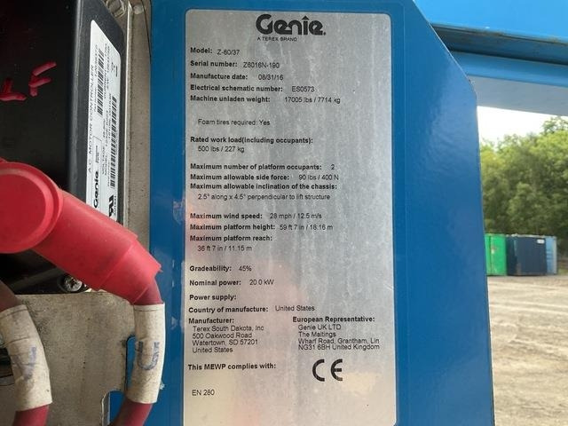 Genie Z60/37 - Articulated boom: picture 5 Genie Z60/37 - Articulated boom: picture 5