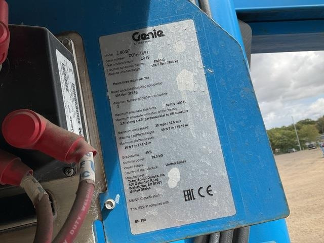 Genie Z60/37 - Articulated boom: picture 5 Genie Z60/37 - Articulated boom: picture 5
