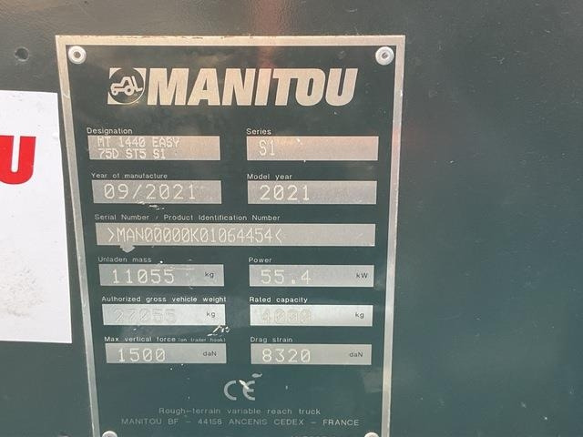 Manitou MT1440 - Telescopic handler: picture 5 Manitou MT1440 - Telescopic handler: picture 5