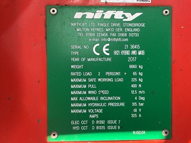 Niftylift HR21 - Articulated boom: picture 5 Niftylift HR21 - Articulated boom: picture 5