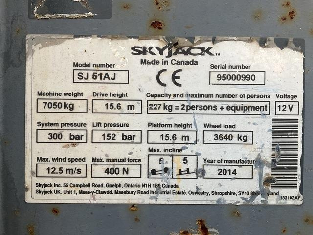 SkyJack SJ51AJ - Articulated boom: picture 5 SkyJack SJ51AJ - Articulated boom: picture 5