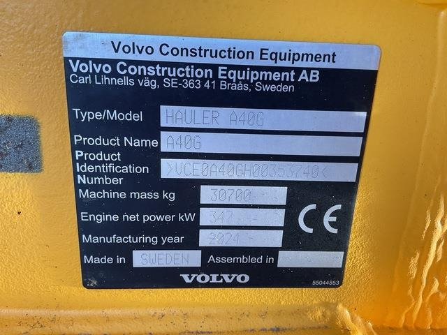 Volvo A40G - Articulated dumper: picture 5 Volvo A40G - Articulated dumper: picture 5