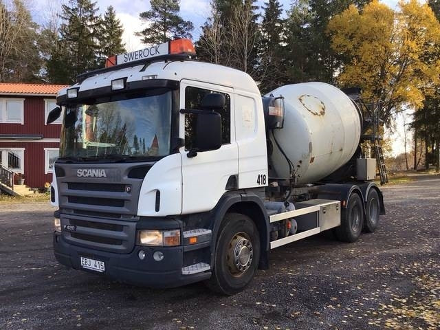 Scania P420LB - Concrete mixer truck: picture 1 Scania P420LB - Concrete mixer truck: picture 1