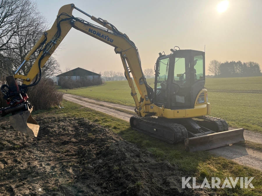 Gravemaskine Komatsu PC 55 MR5 - Excavator: picture 1 Gravemaskine Komatsu PC 55 MR5 - Excavator: picture 1