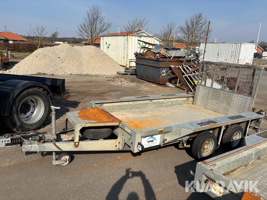 Maskintrailer Igor Williams 3500 kg Alu bund - Trailer: picture 2 Maskintrailer Igor Williams 3500 kg Alu bund - Trailer: picture 2