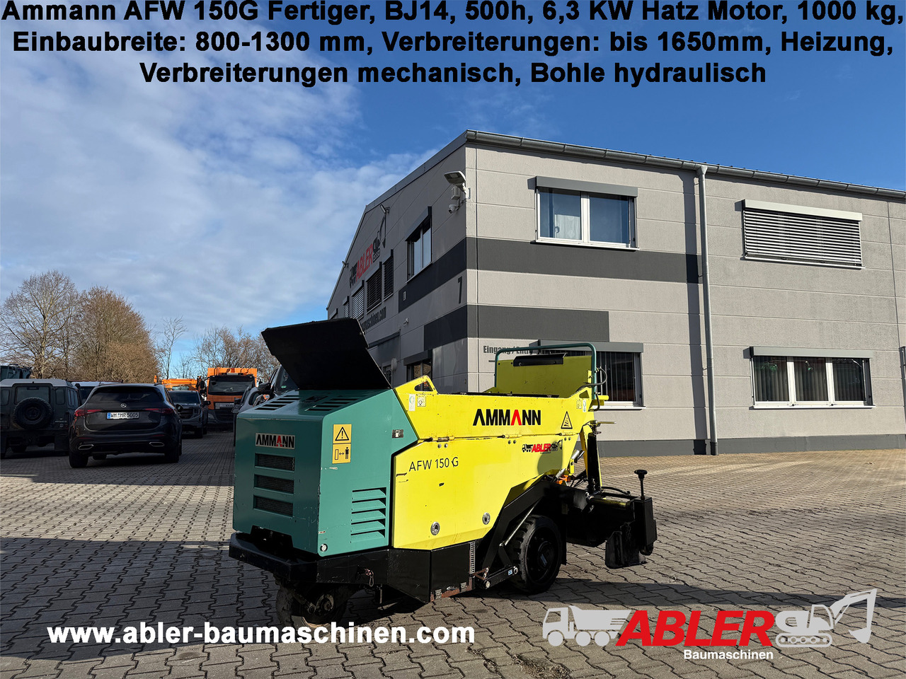 Ammann AFW 150G Gehwegfertiger - Asphalt paver: picture 1 Ammann AFW 150G Gehwegfertiger - Asphalt paver: picture 1
