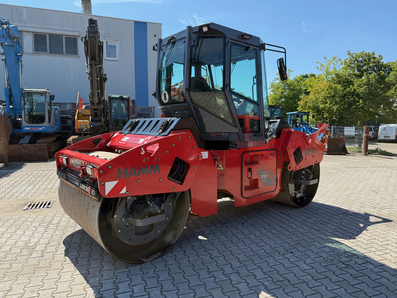 Hamm HD090V Tandemwalze knickgelenkt - Road roller: picture 4 Hamm HD090V Tandemwalze knickgelenkt - Road roller: picture 4