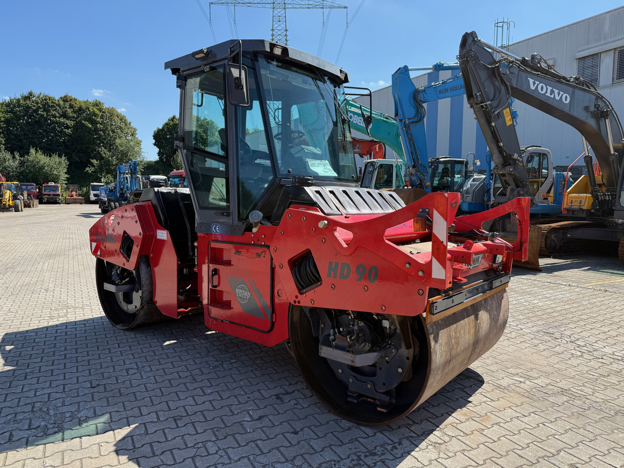 Hamm HD090V Tandemwalze knickgelenkt - Road roller: picture 3 Hamm HD090V Tandemwalze knickgelenkt - Road roller: picture 3